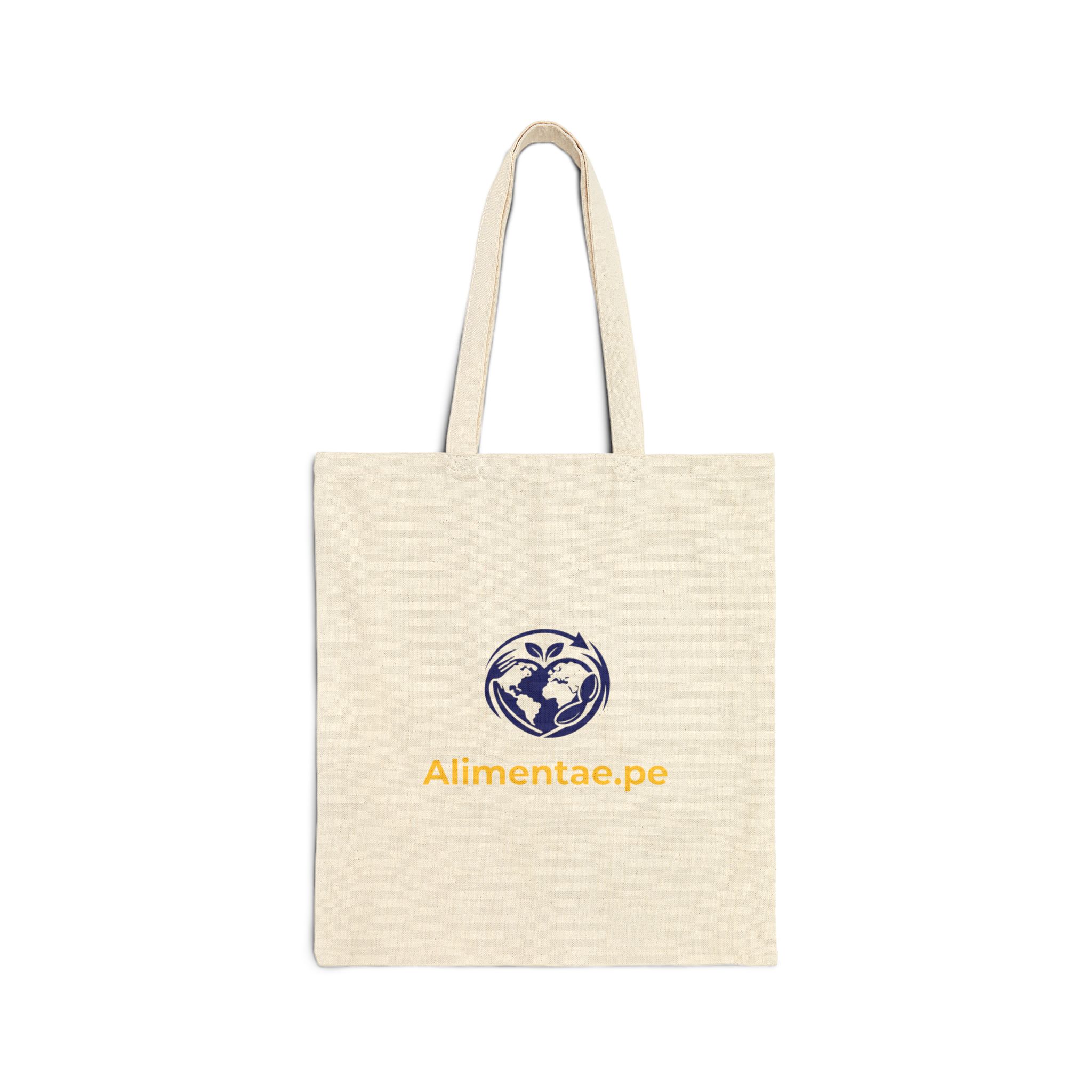 Tote bag de algodón con el logo de Alimentae